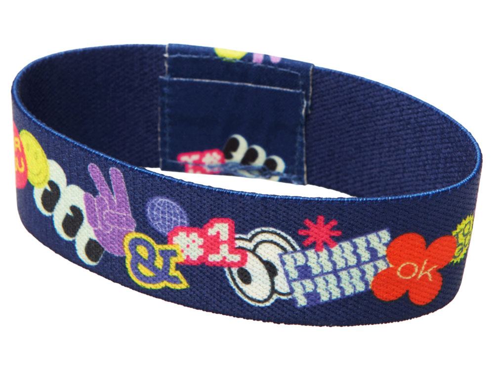 Эластичный браслет с возможностью полноцветной печати с логотипом  | Print Logo