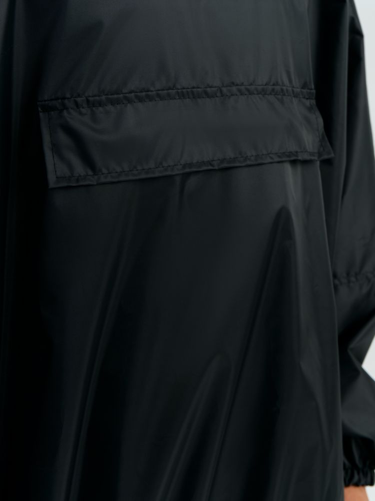 Дождевик-анорак Alatau, укороченный, синий фото на сайте Print Logо.