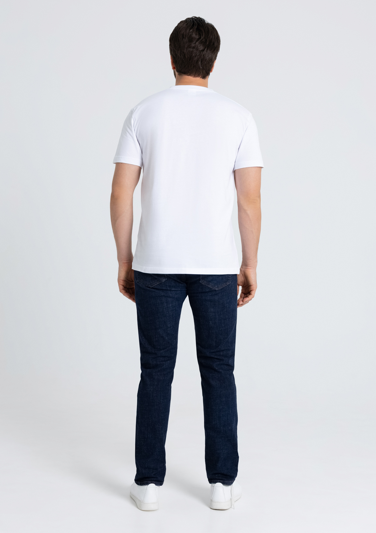 Футболка мужская STAN хлопок 180, 08, Белый,  (10/1)  (56/XXXL)