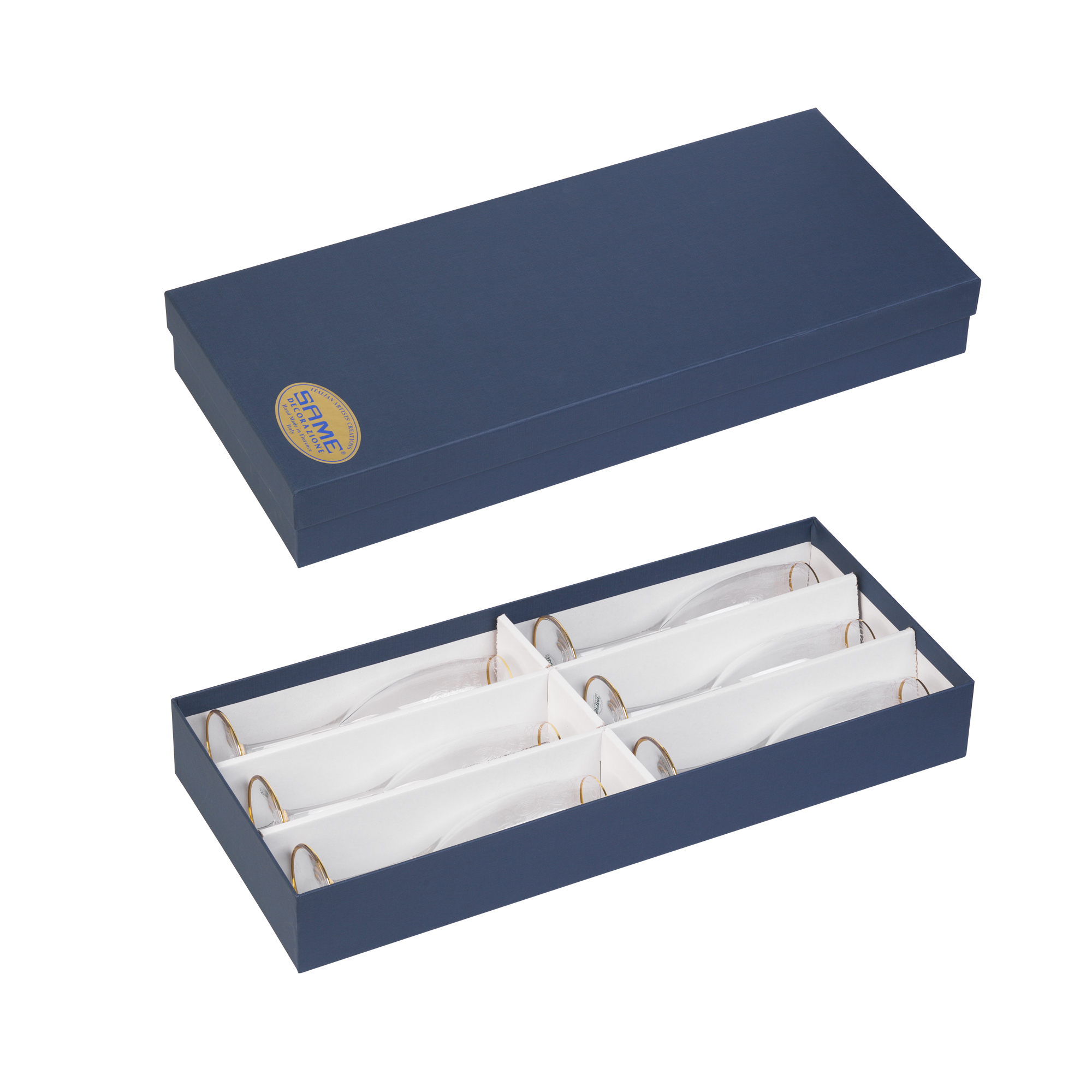 Набор для шампанского "Шампань", 6 фужеров фото на сайте Print Logo.