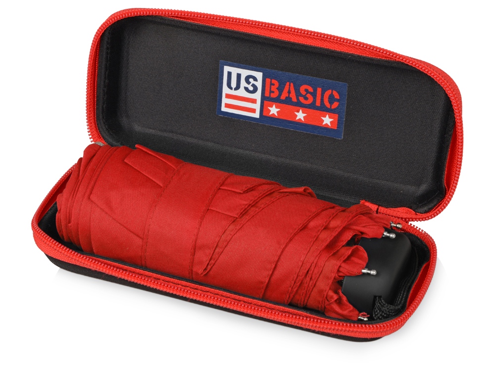 Зонт складной Frisco в футляре с логотипом US Basic | Print Logo