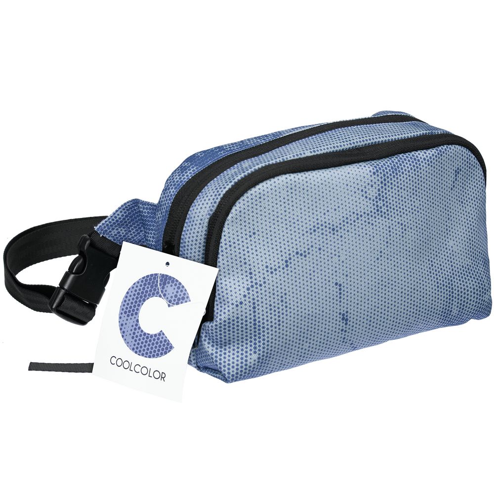 Поясная сумка Pink Marble — пример нанесения логотипа (CoolColor) | Print Logo