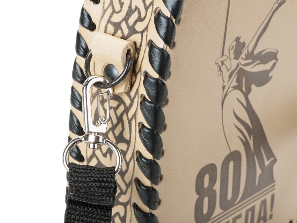 Фляга 508 (белая кожа), 0,7 л