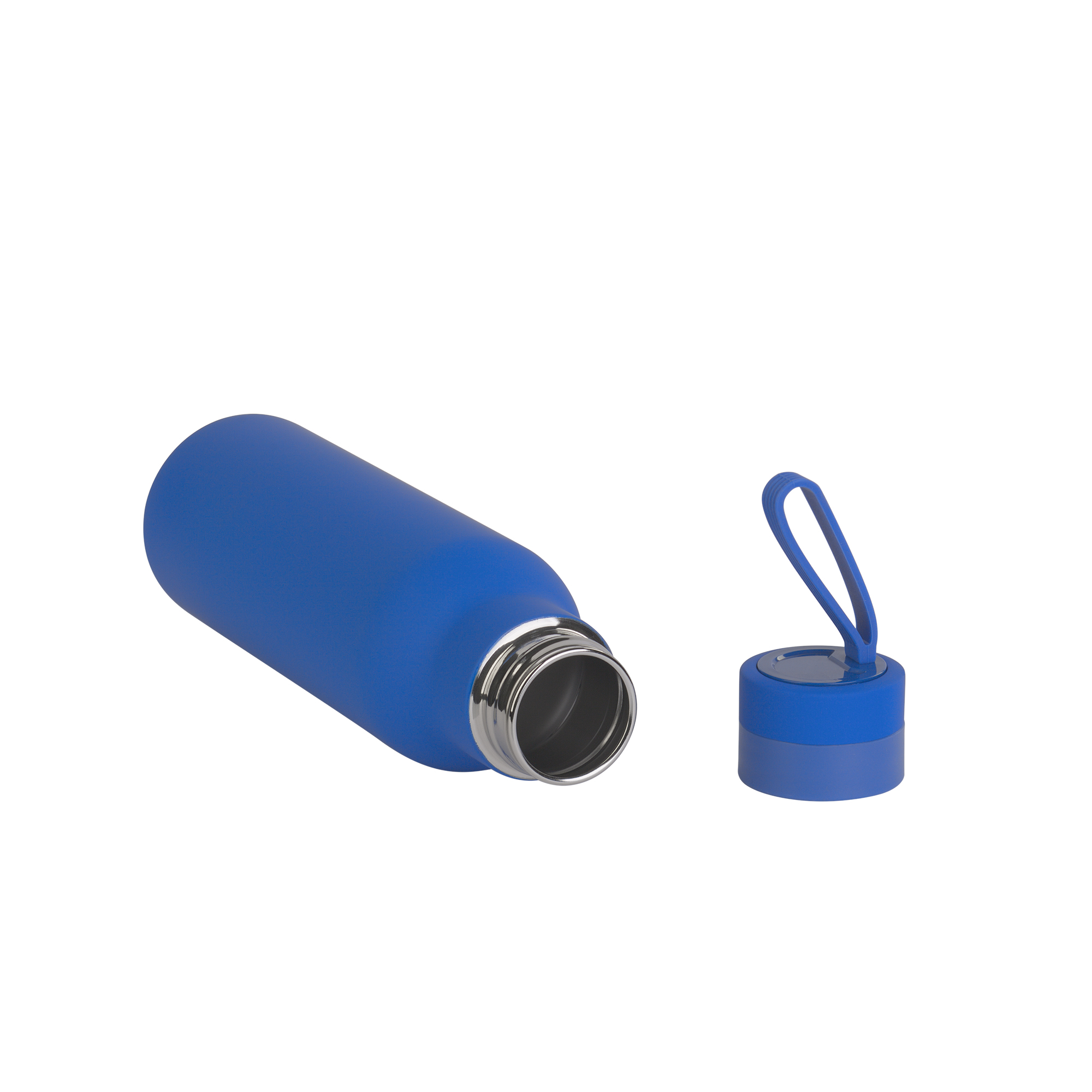 Бутылка для воды "Фитнес" 700 мл, покрытие soft touch фото на сайте Print Logo.