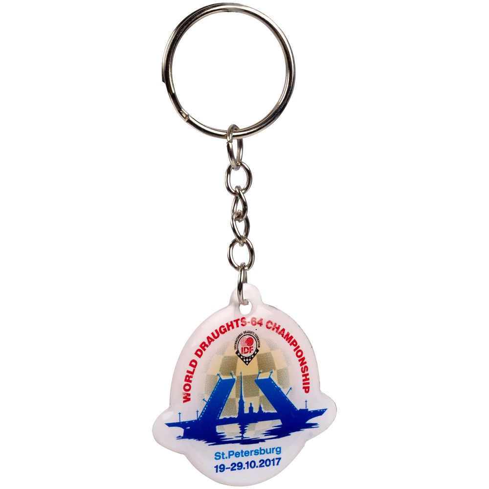 Брелок с полимерным покрытием Harz на заказ фото на сайте Print Logo.