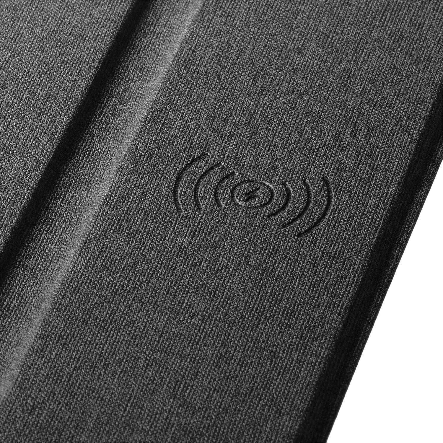 Коврик для мыши с беспроводным зарядным устройством 15W Онор (Honor), синий фото на сайте Print Logo.