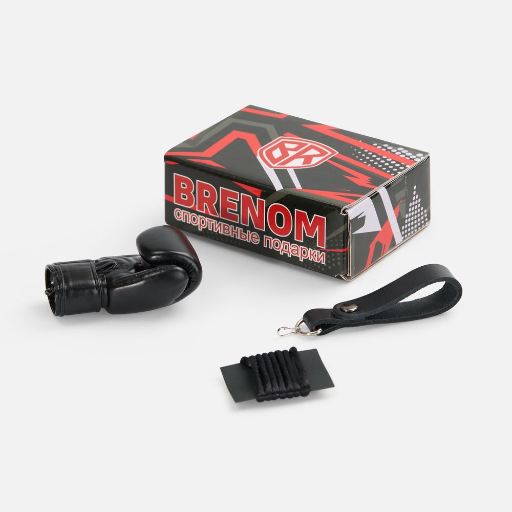 Брелок «Боксерская перчатка» — пример нанесения логотипа (сделано в России) | Print Logo