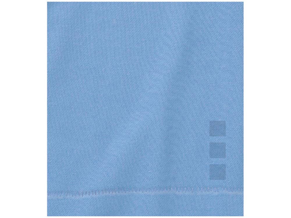 Calgary женская футболка-поло с коротким рукавом, голубой