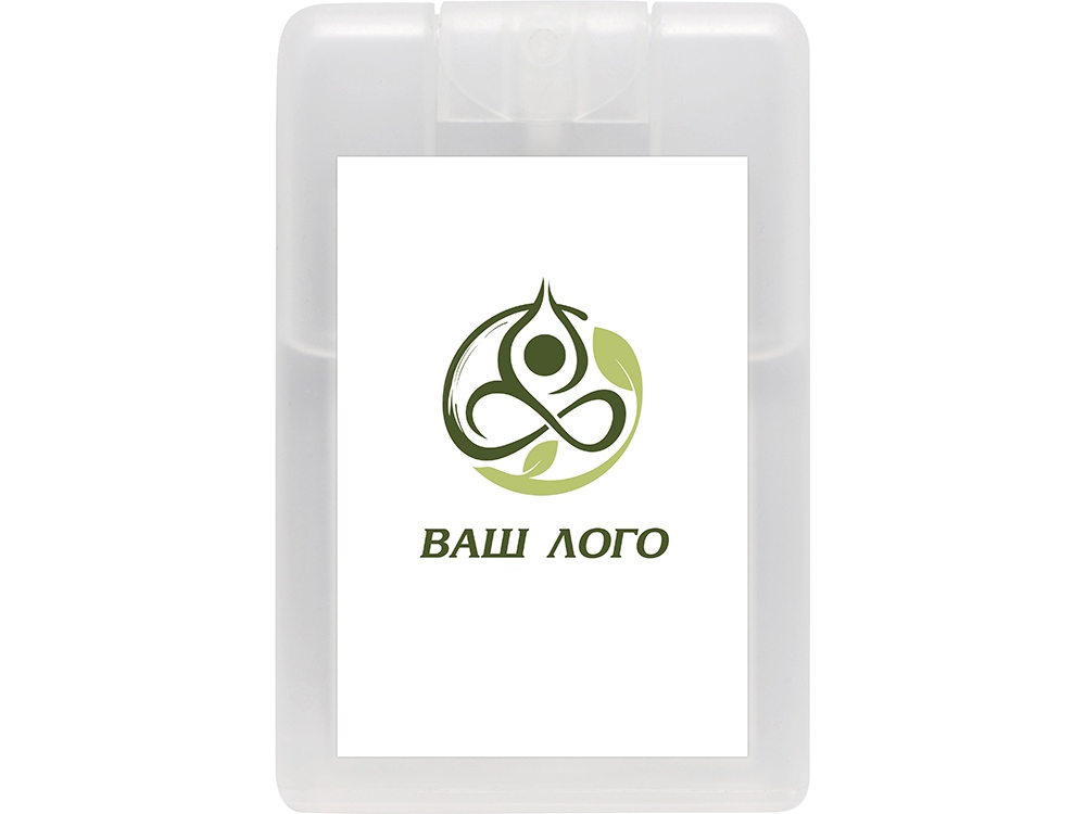 Антисептик для рук спрей-карта с ароматом грейпфрута, 20 мл с логотипом  | Print Logo