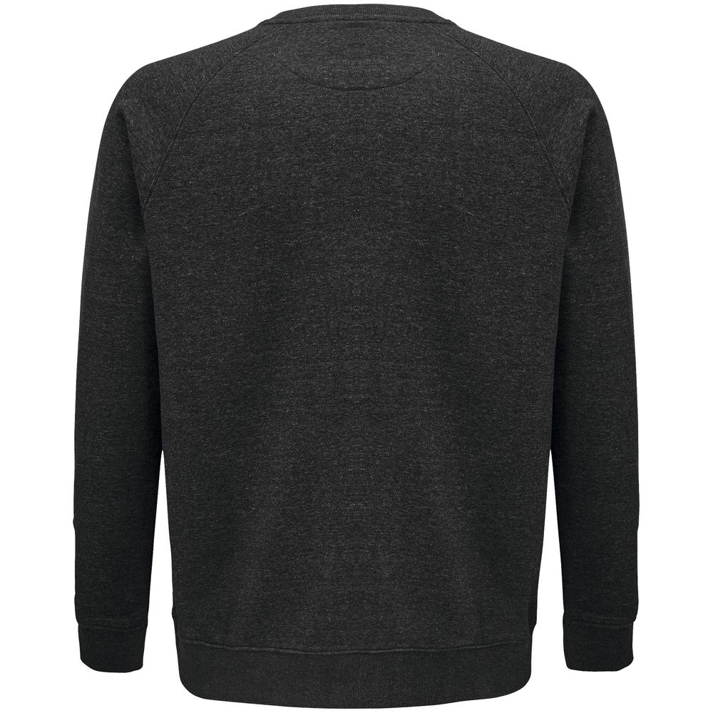 Свитшот унисекс Space, черный меланж, размер S