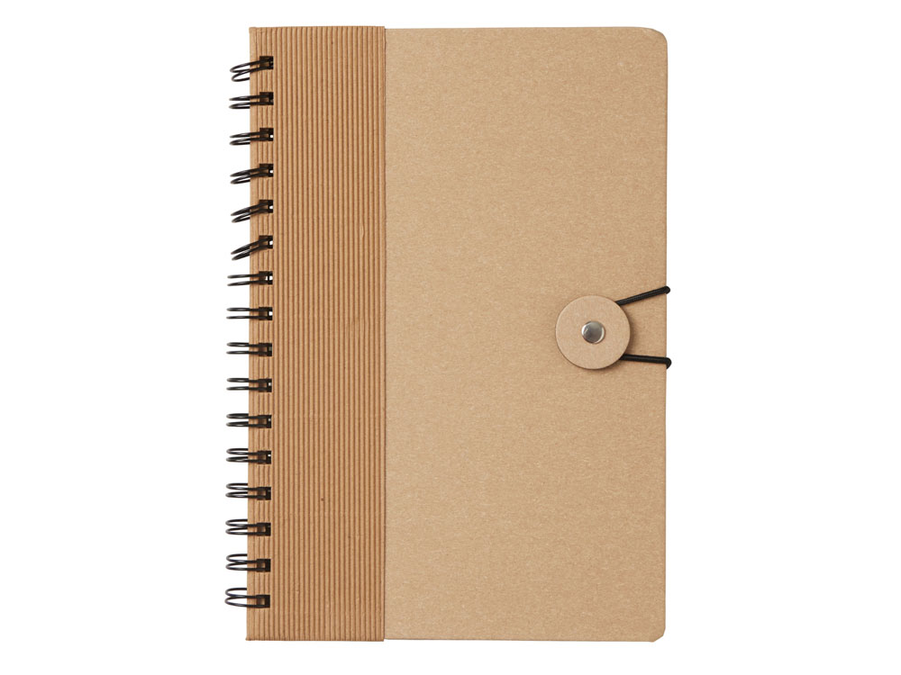 Крафтовый блокнот А5 в твердой обложке Saharan Cypress, 80 листов 70 гр/м2 бумаги, натуральный