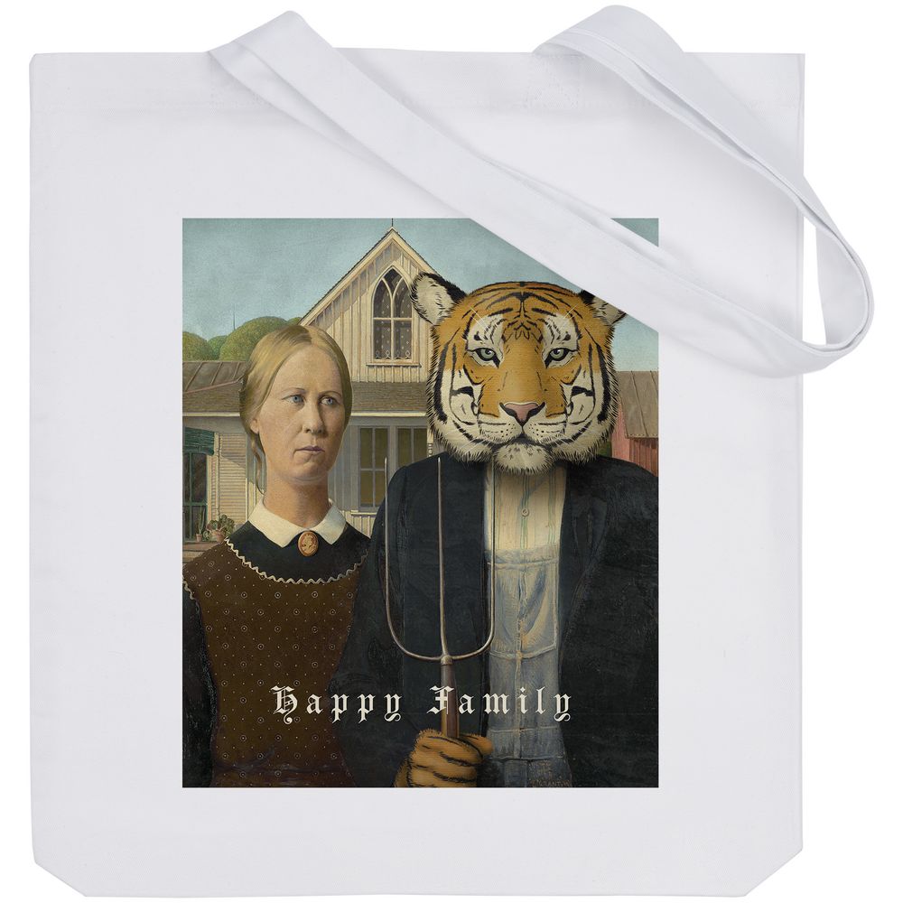 Холщовая сумка Happy Family с логотипом Соль | Print Logo