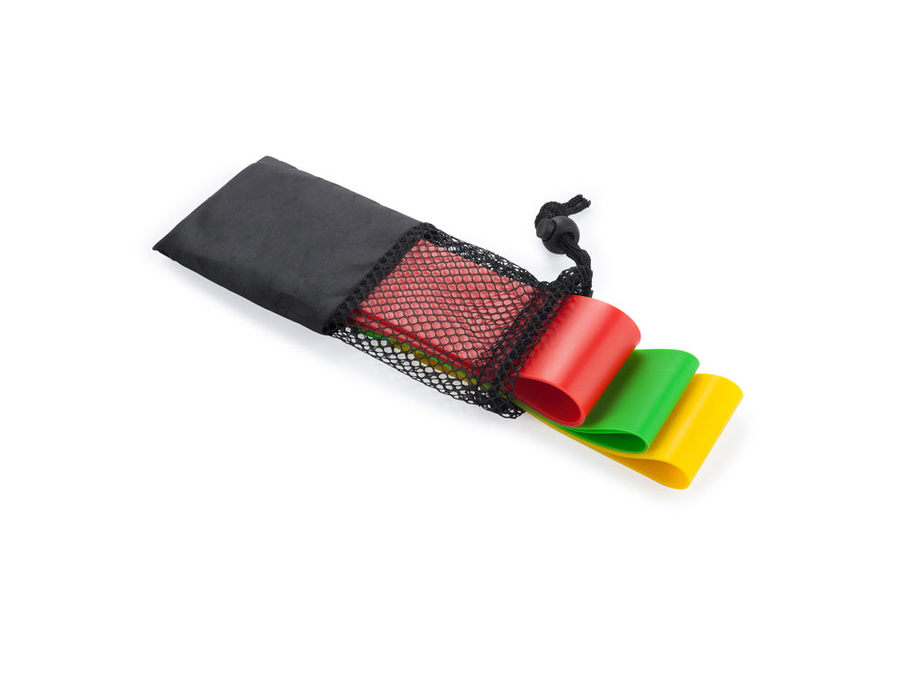 Комплект эластичных лент для фитнеса EMON с логотипом  | Print Logo