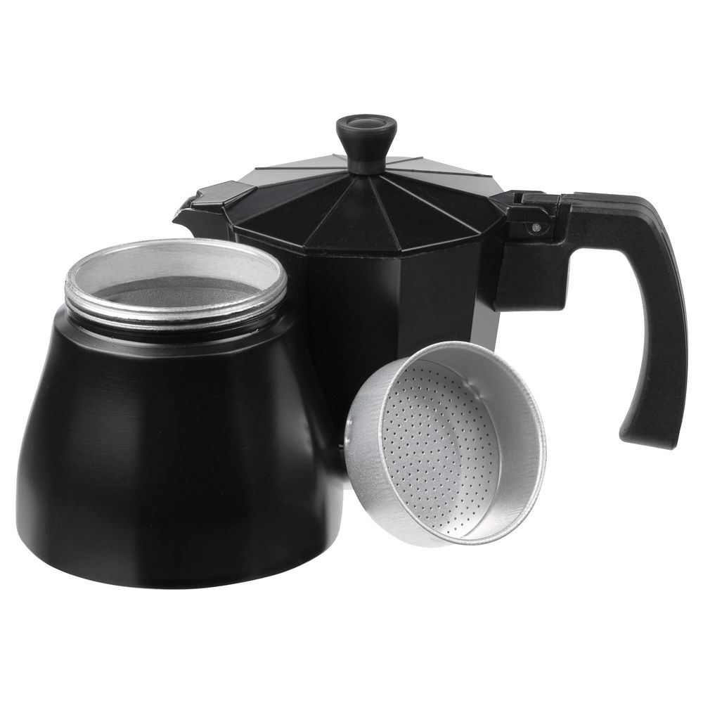 Гейзерная кофеварка Siena — пример нанесения логотипа (Molti) | Print Logo