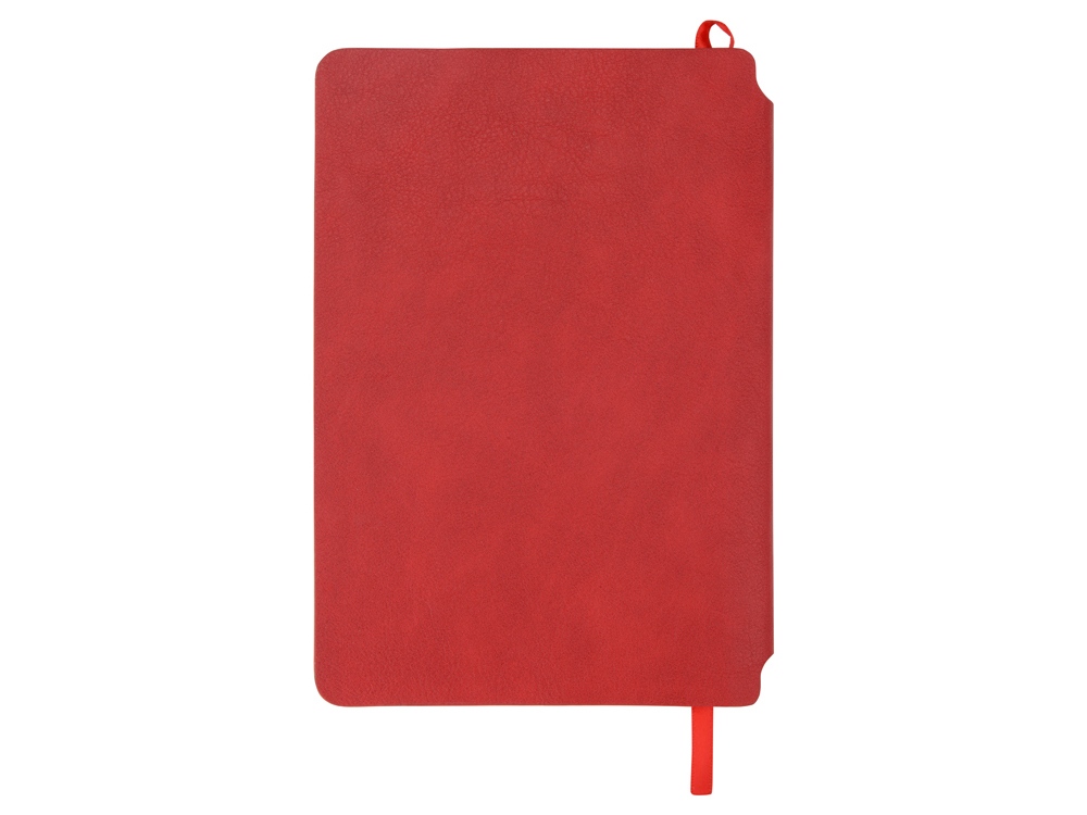 Блокнот Notepeno А5 с тонированными линованными страницами, красный