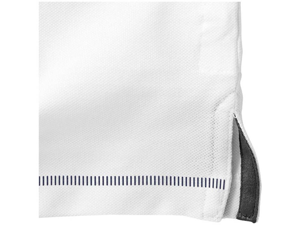 Calgary женская футболка-поло с коротким рукавом, белый/темно-синий