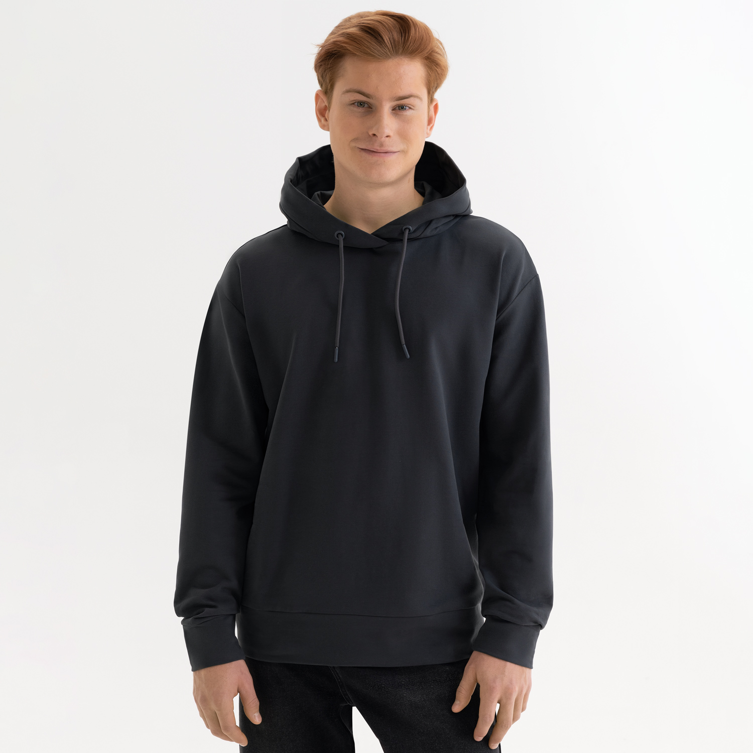 Худи с капюшоном, унисекс Алекс (Alex) антрацит, размер XXL