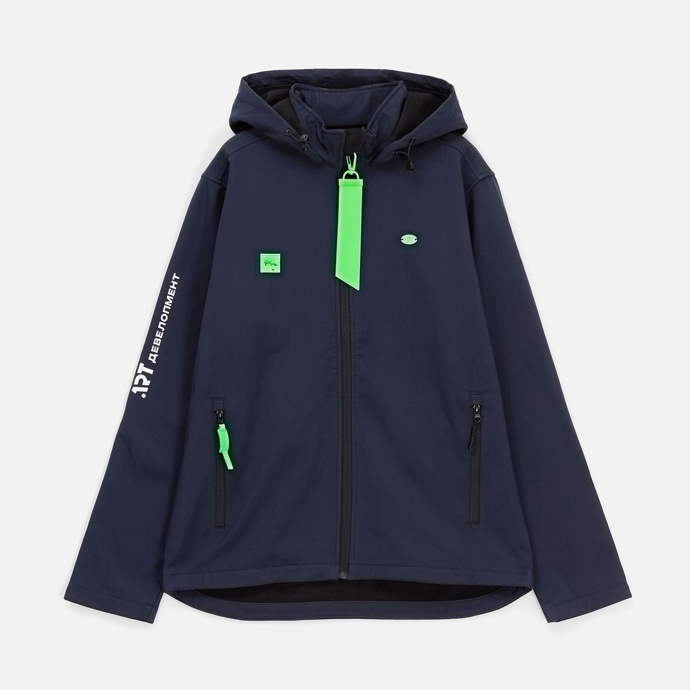 Куртка софтшелл женская Race Women темно-синяя, размер S