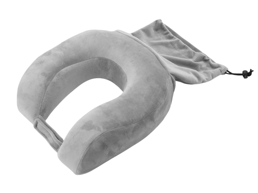 Подушка с эффектом памяти и вшитым чехлом Stash & Snooze с логотипом YoonY | Print Logo