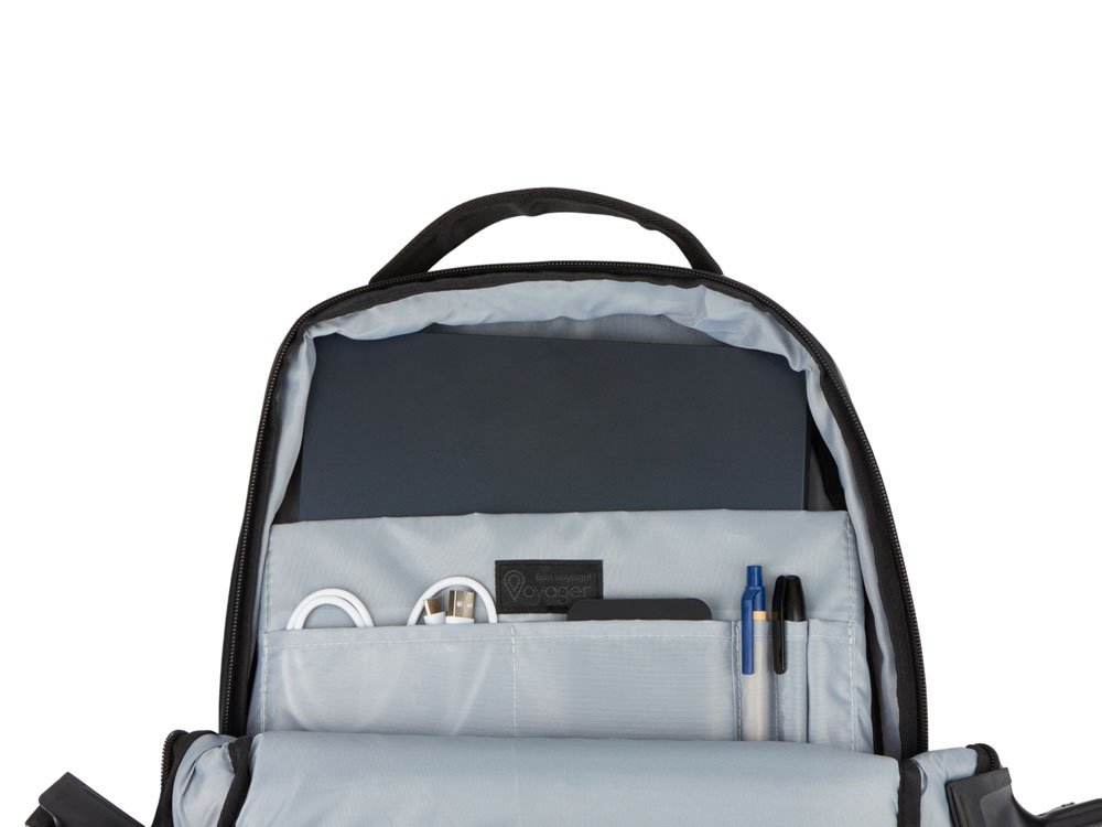 Рюкзак Sofit для ноутбука из экокожи, черный