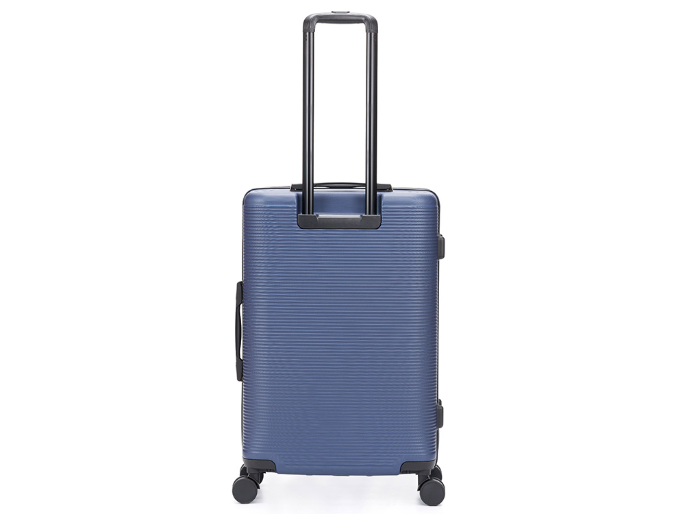 Чемодан TORBER ОНЕГА, синий, ABS-пластик, 69,5 х 46 х 26 см, 69 л