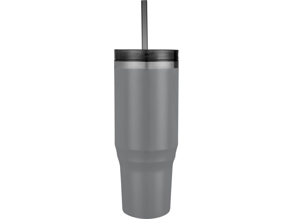 Melbourne кружка 1200 мл, сертифицированная согласно RCS, с соломинкой - Серый