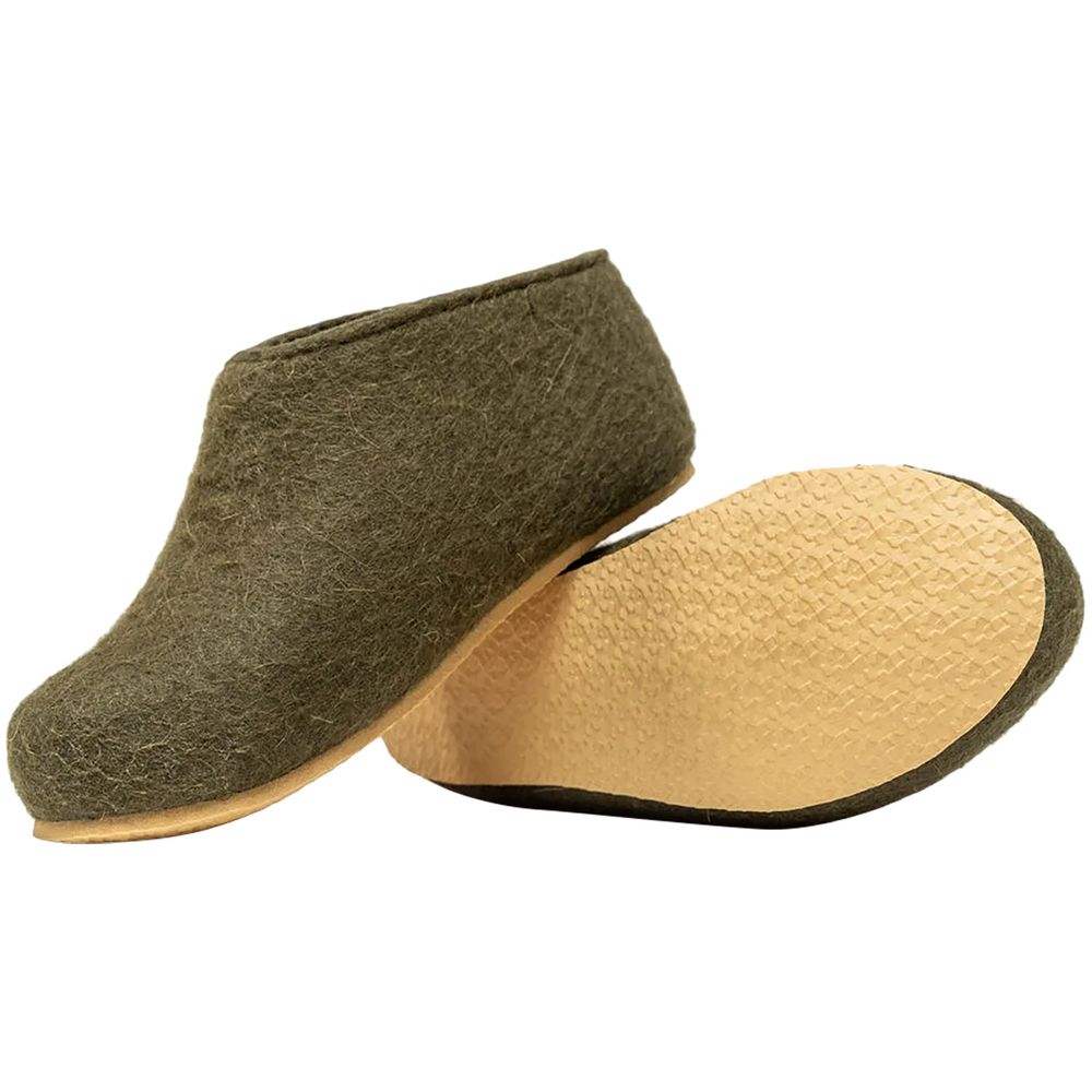Домашние валенки Cant, зеленые (олива), размер 41