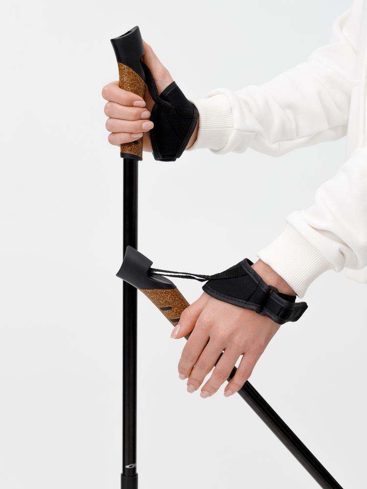 Палки для скандинавской ходьбы Trekk — пример нанесения логотипа (Stride) | Print Logo