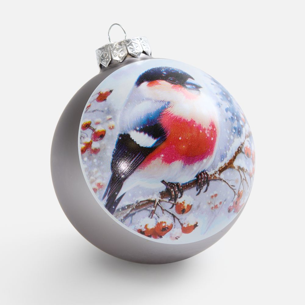 Елочный шар Finery Matt, 8 см