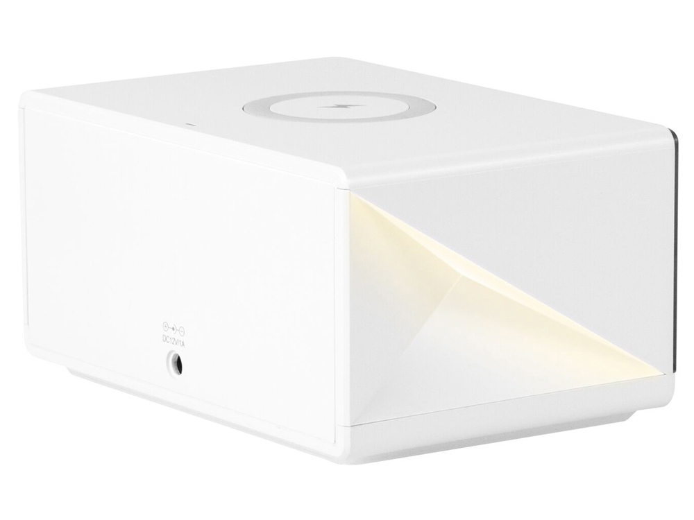 Часы с беспроводным зарядным устройством Rombica Timebox 2, белый (Р)