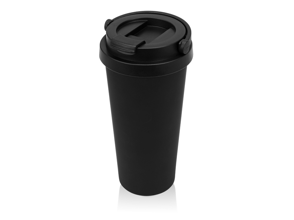 Вакуумная термокружка Grant, soft-touch, тубус с логотипом Waterline | Print Logo