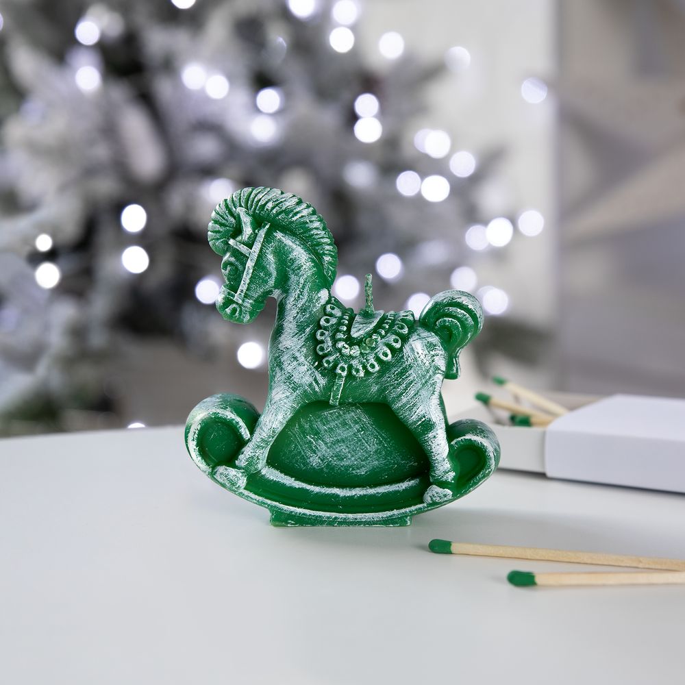 Свеча фигурная «Лошадка-качалка»