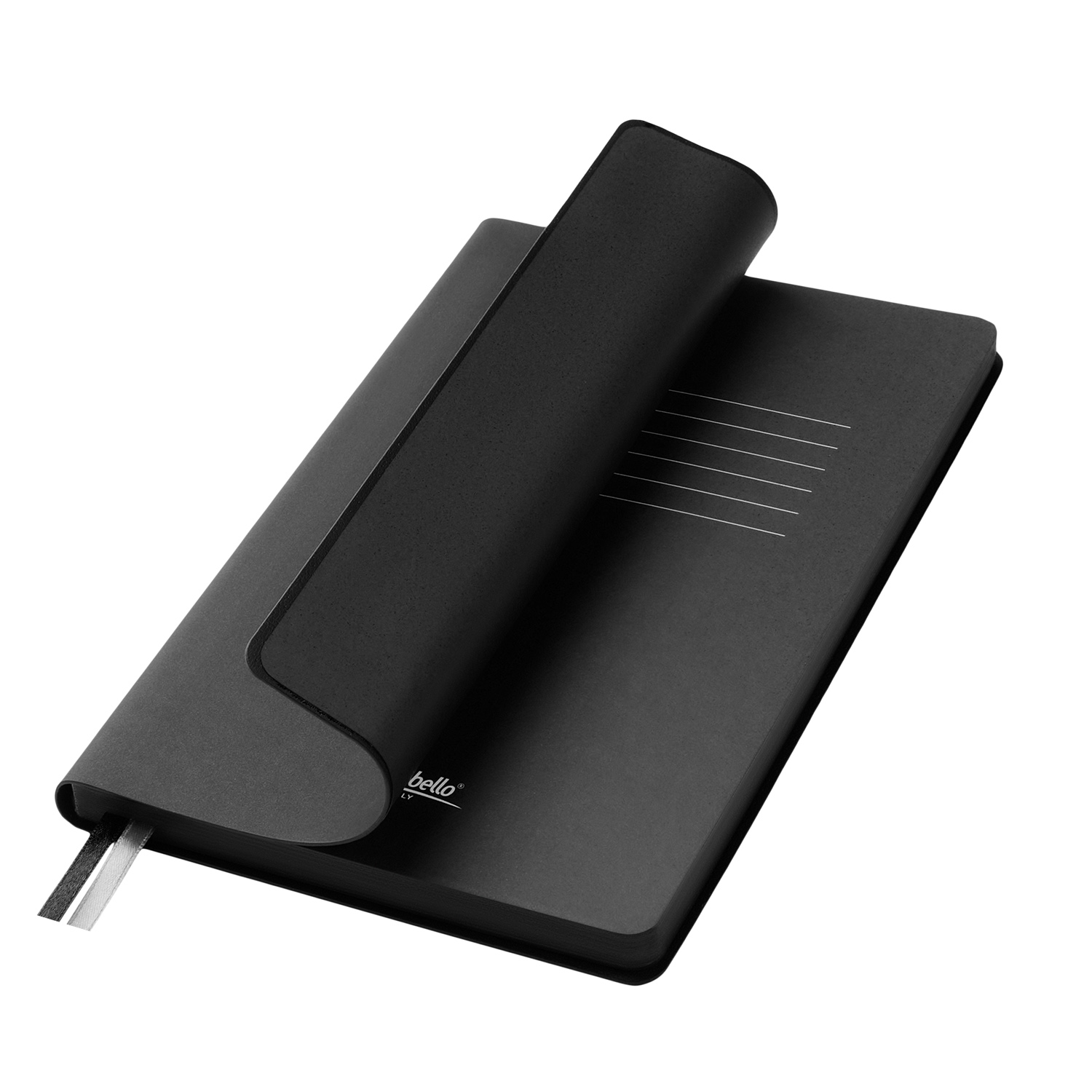 Ежедневник Мун Ривер (Moon River) недатированный, стальной (без упаковки, без стикера) фото на сайте Print Logo.