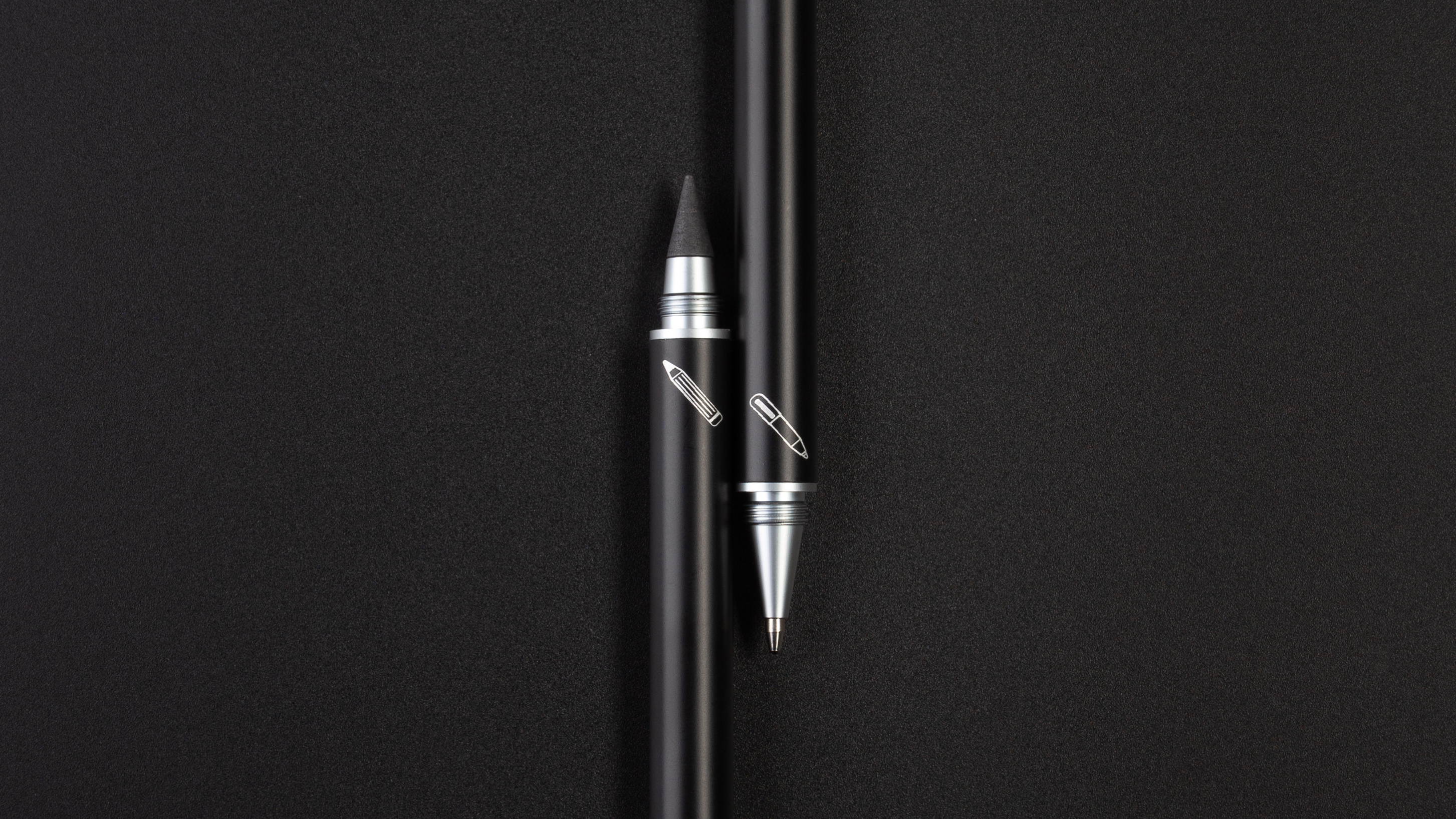 Ручка-вечный карандаш "Reverse", черный