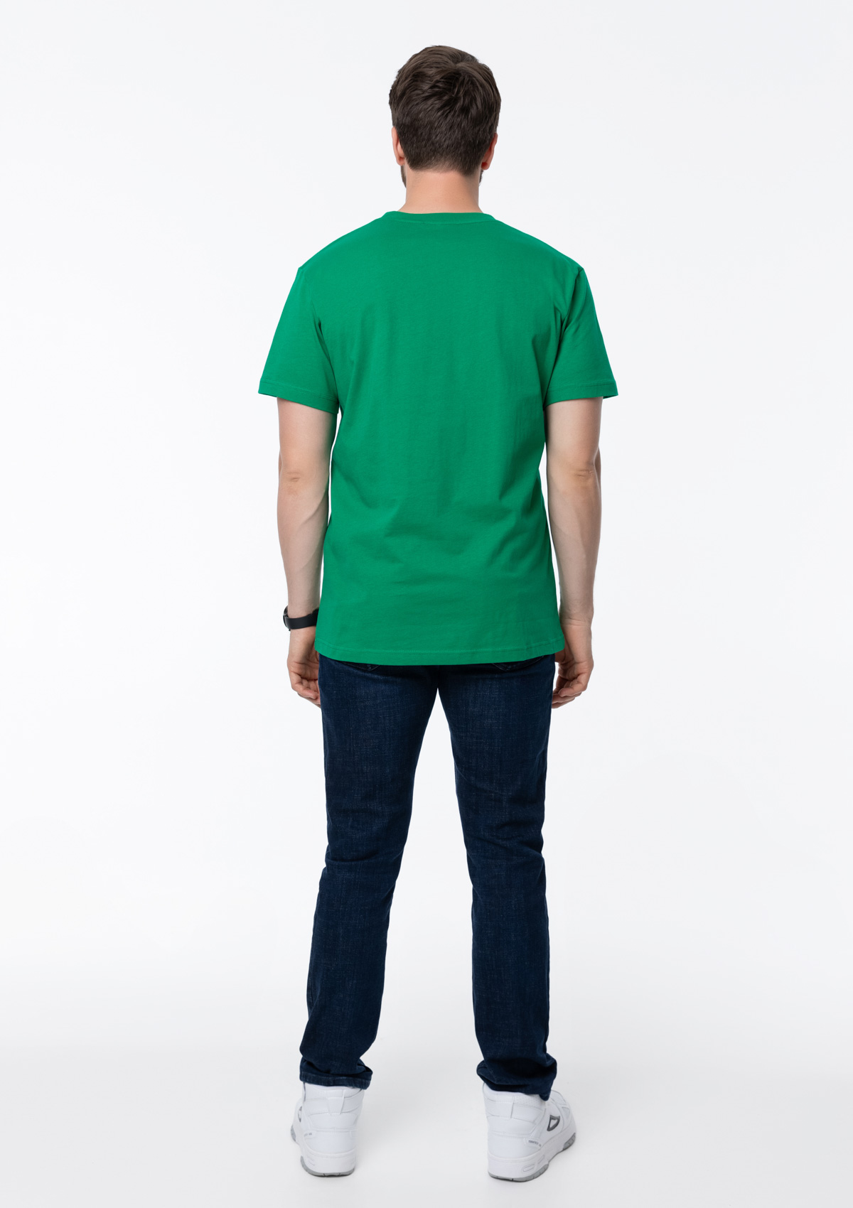 Футболка унисекс хлопок 150, 52, Зелёный,  (30/1)  (56/XXXL)