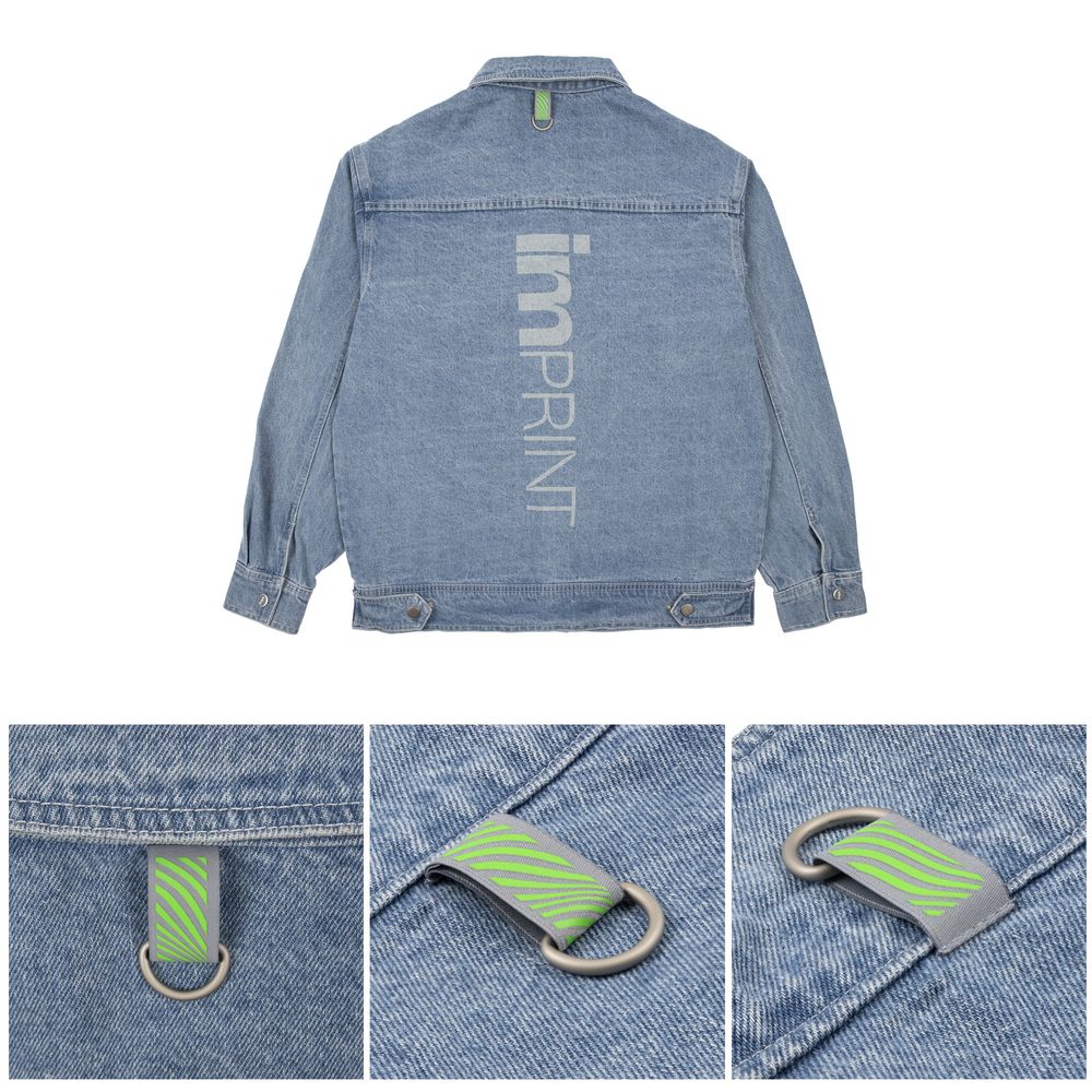 Куртка джинсовая O2, голубая, размер M/L