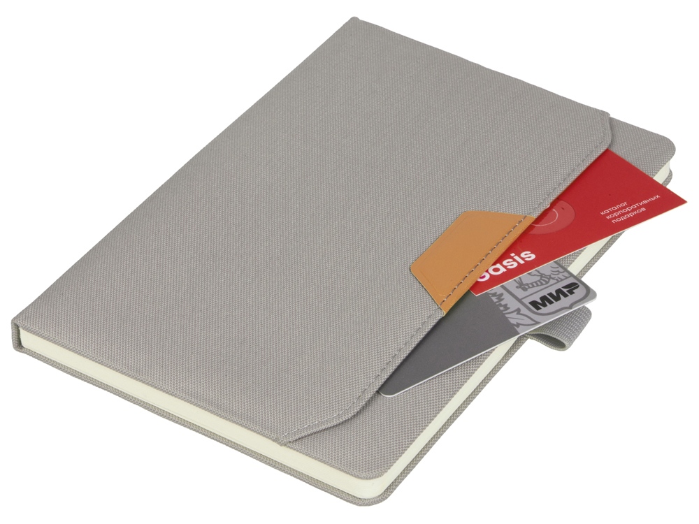 Блокнот А5 из RPET Harvey с логотипом Lettertone | Print Logo