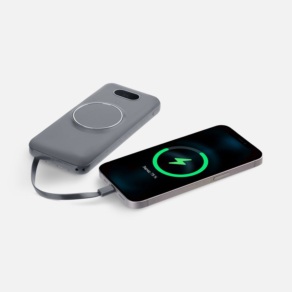 Аккумулятор Omni Qi 10000 мАч, ver.2 фото на сайте Print Logo.