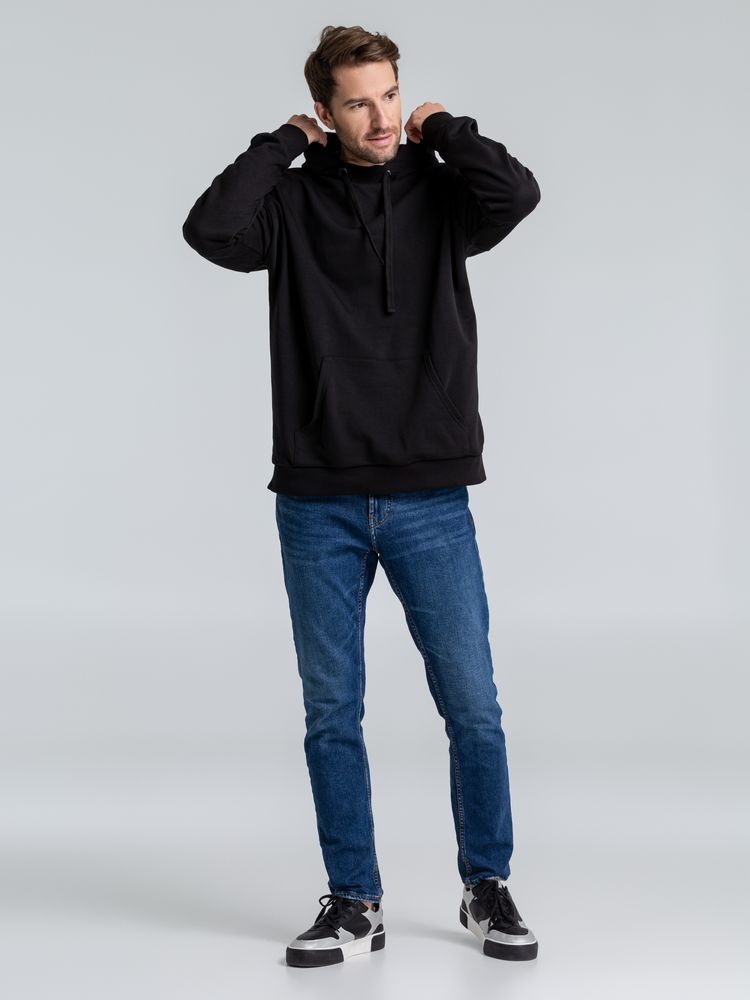 Худи оверсайз «Чистая соль», черное, размер M/L (48-50)