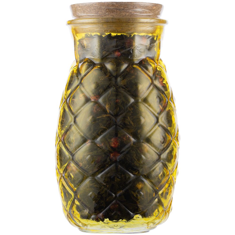 Чай «Сокочай» в желтой декоративной банке — пример нанесения логотипа (сделано в России) | Print Logo