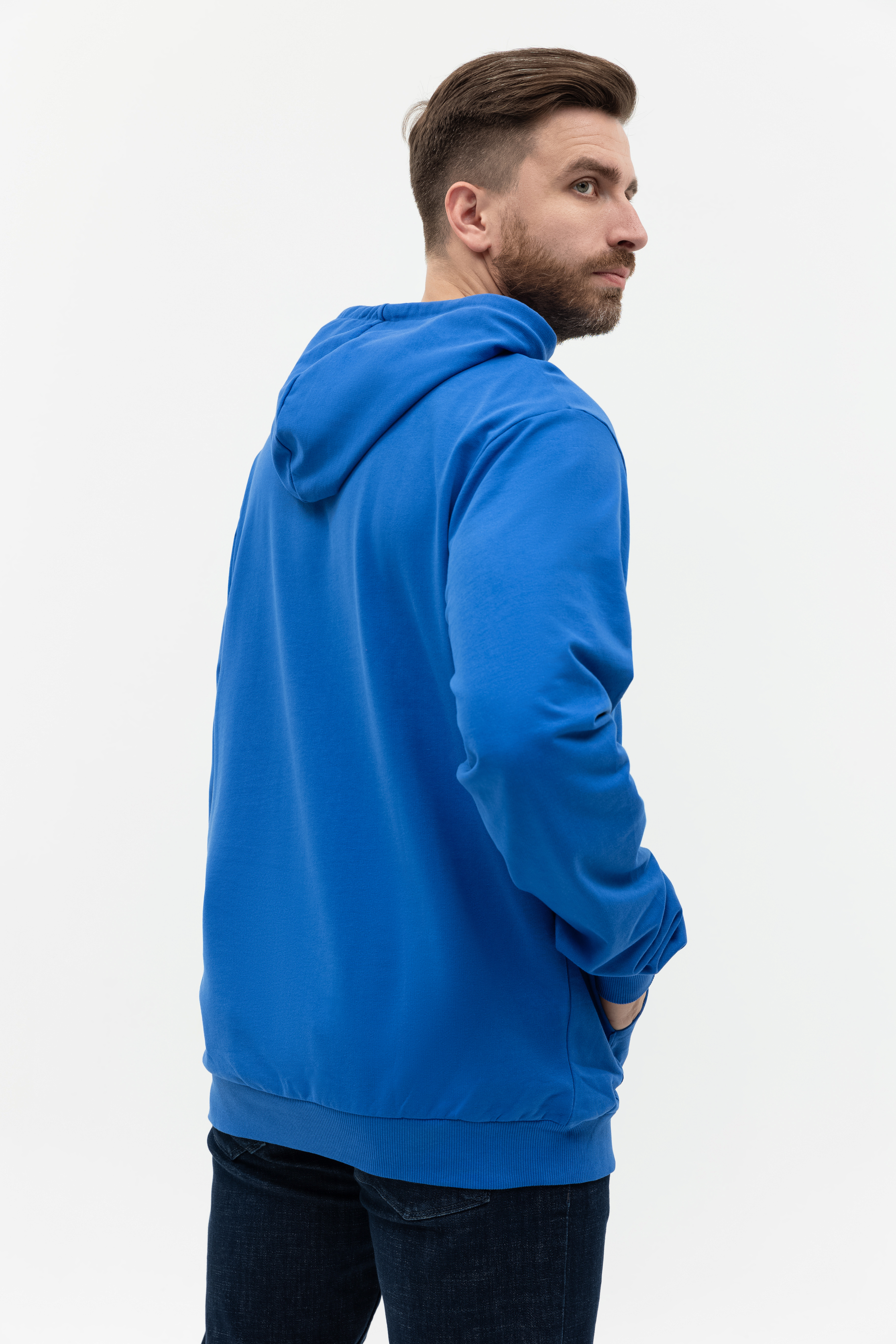 Худи унисекс STAN футер без начёса 260, 23, Синий,  (16/1)  (54/XXL)