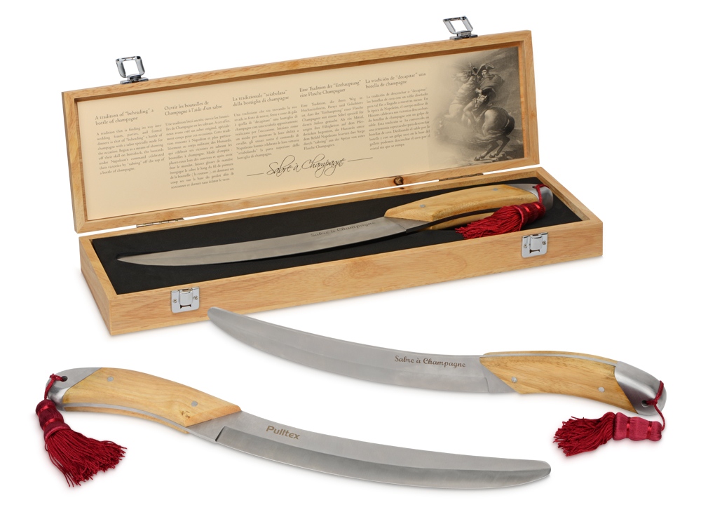 Сабля для шампанского Sabrage с логотипом Pulltex | Print Logo