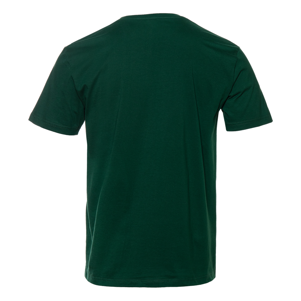 Футболка унисекс без бокового шва STAN хлопок 160, 02, Тёмно-зелёный,  (130)  (44/XS)