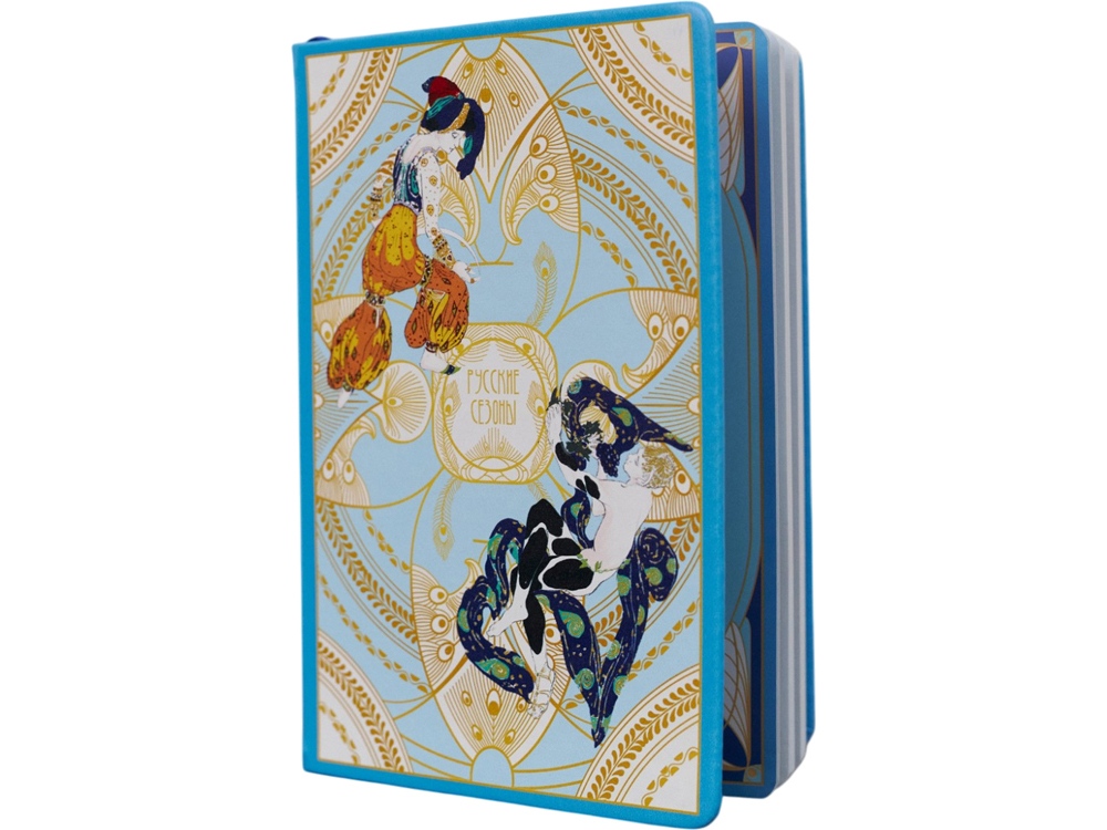 Блокнот Русские сезоны Леон Бакст с логотипом Русские в моде | Print Logo