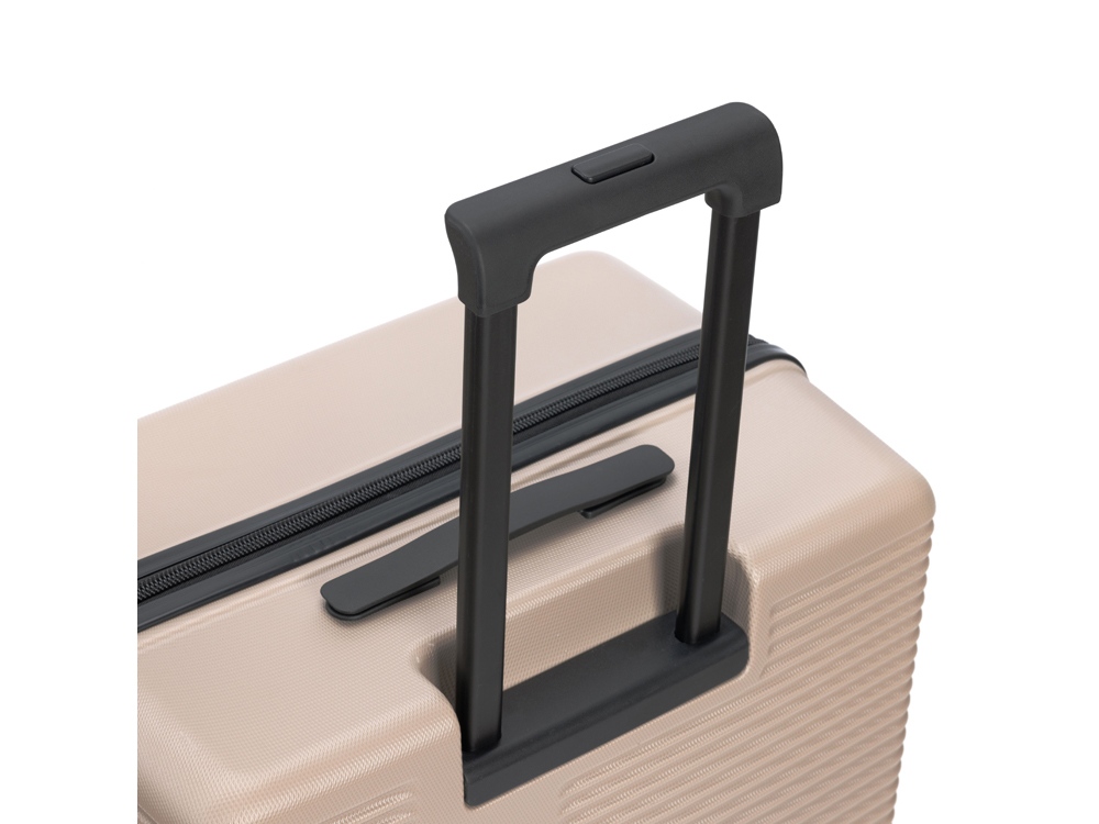 Чемодан TORBER ЭЛЬТОН, песочный, ABS-пластик, 47 х 29 х 78 см, 96 л