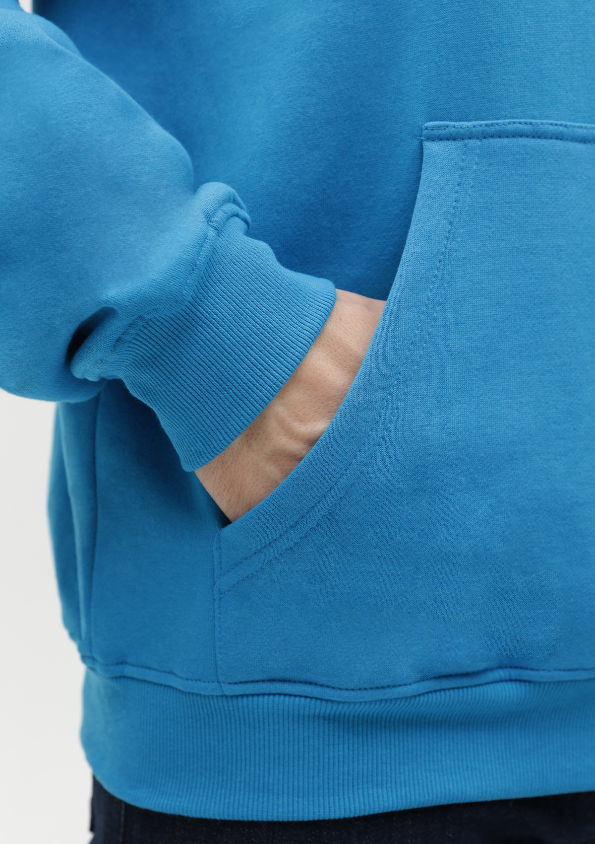 Худи унисекс STAN футер с начёсом 260, 20, Лазурный,  (40/1)  (50/L)