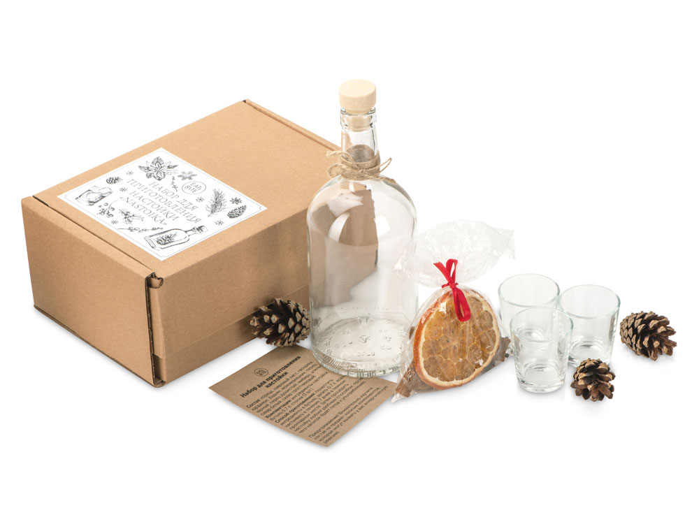 Набор для приготовления настойки Nastoika с логотипом Eat&Bite | Print Logo