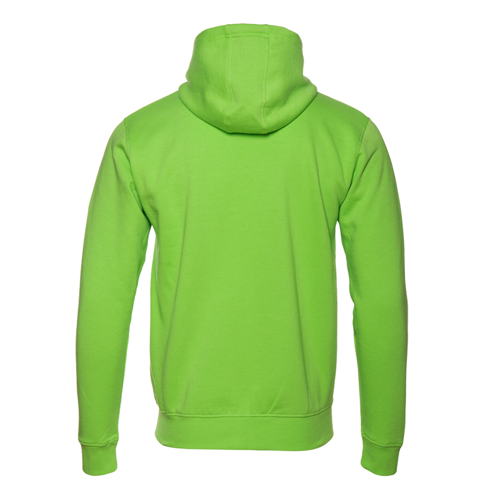 Толстовка мужская STAN с капюшоном на молнии футер с начёсом 280, 17, Ярко-зелёный,  (26)  (48/M)