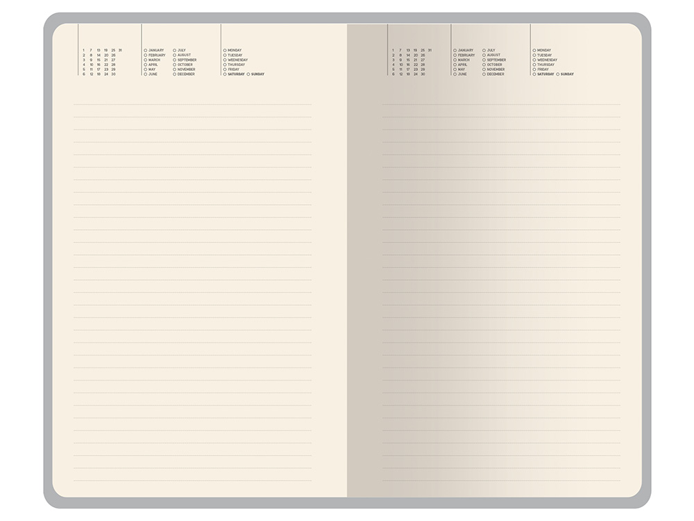 Ежедневник недатированный А5 Valencia, синий