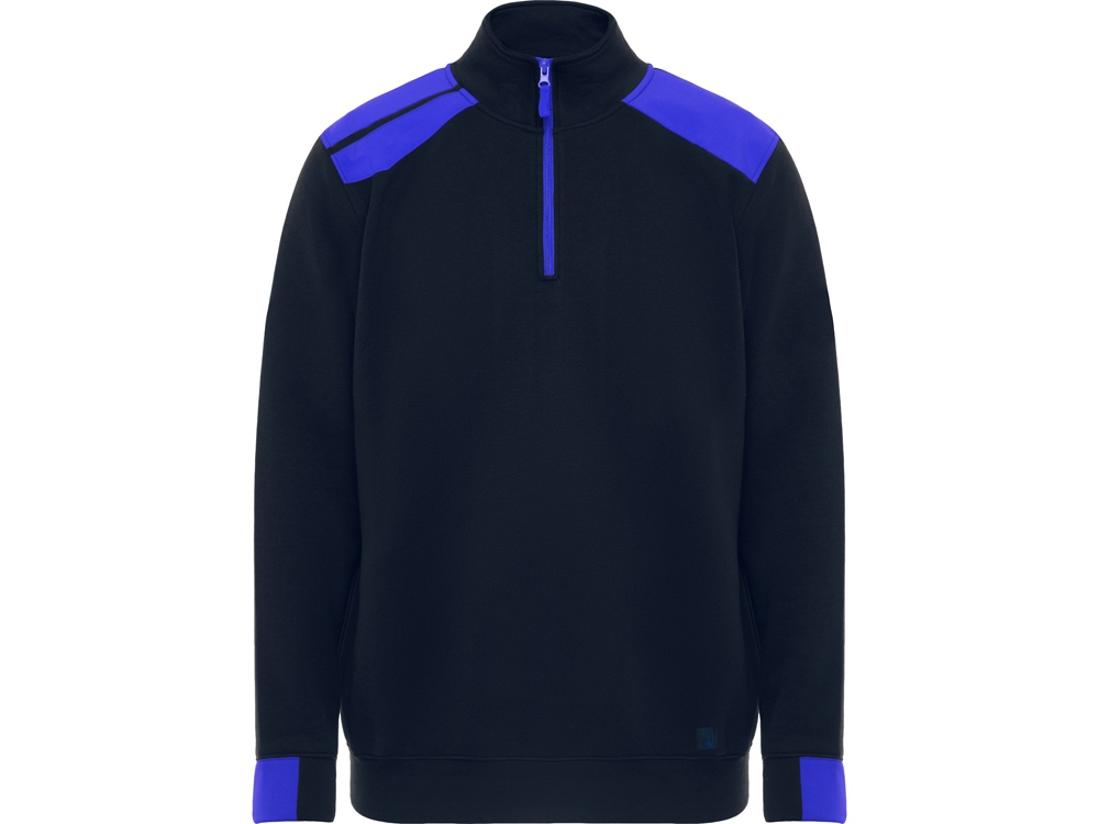 Толстовка с воротом на молнии Maverick мужская с логотипом Roly | Print Logo